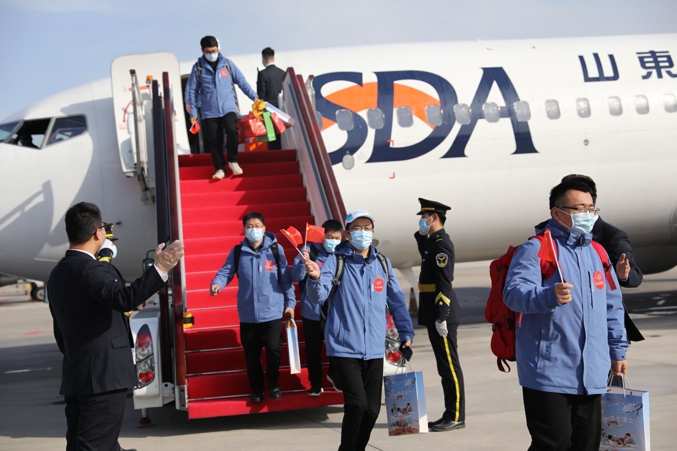 春光晴方好，又迎勇士归——山东援助湖北第三批返鲁人员抵达济南