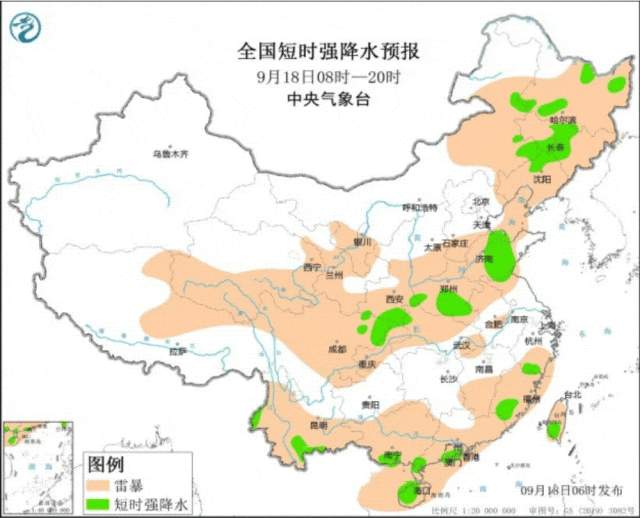 双预警齐发!东北有强飑线对流 江汉黄淮有大暴雨