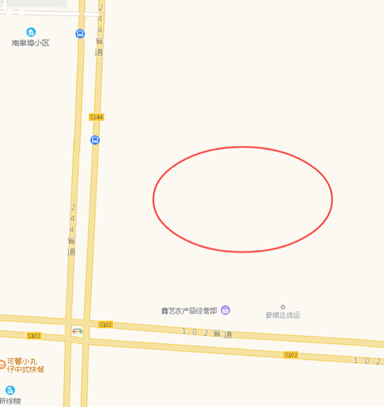 【啄木鸟在行动】244省道与102省道交汇处东北角大片渣土覆盖不全