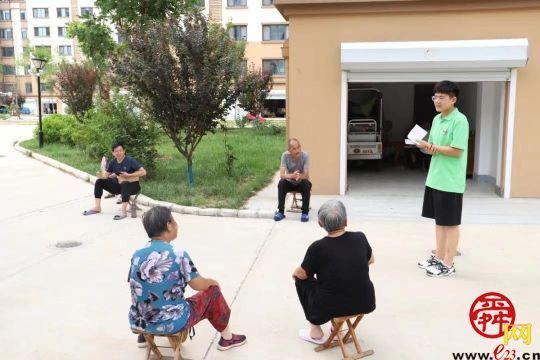 济南幼高专大学生“红色宣讲”走进长清社