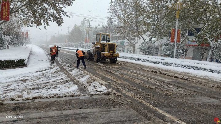 以雪为令，商河县清雪除冰在行动