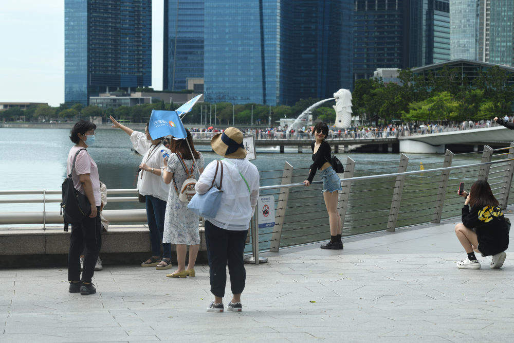 中国重启出境团队游 新加坡迎来首批中国旅游团