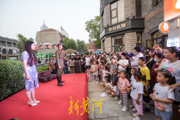 老商埠上演实景戏剧 充满艺术民国范儿