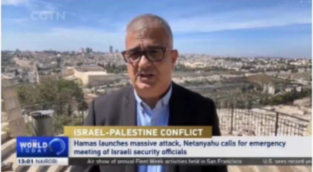 大事看总台！总台记者直击巴以冲突现场