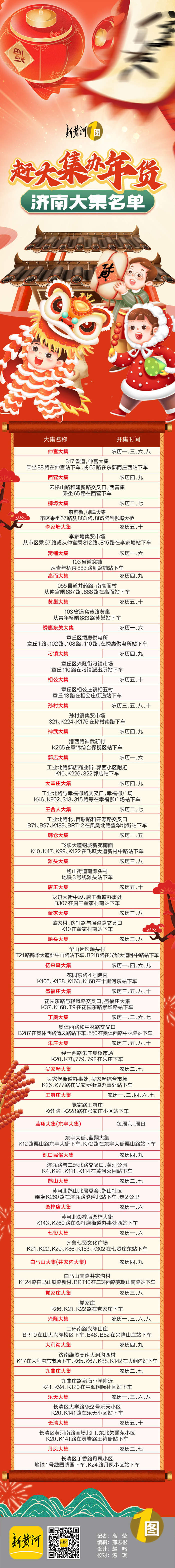 济南“赶大集时间表”来了