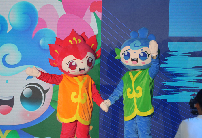 商商、阿河来啦，花博会吉祥物登场