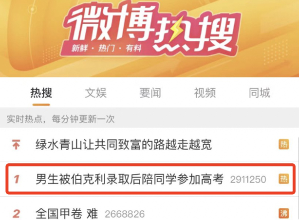 面试后仅7天被伯克利音乐学院录取！火上热搜第一的济南小伙有多优秀？