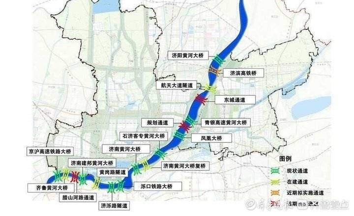 一路串联近20座跨黄桥隧，济南起步区将建成大环形交通走廊