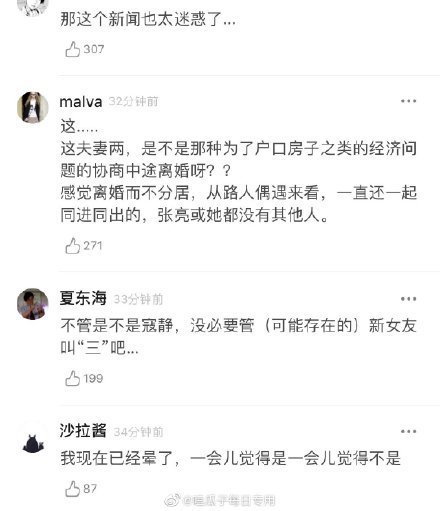 网曝张亮假离婚是怎么回事?终于真相了,原来是这样！