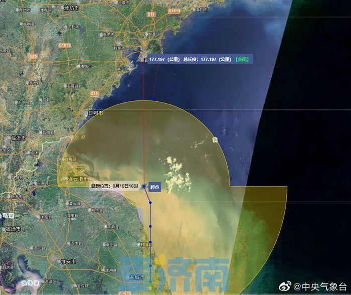 台风影响持续中 今夜至明晨济南东部地区将有间歇性小雨伴大风