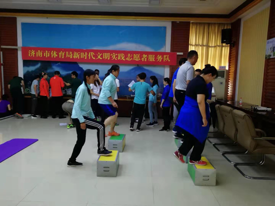 2019年济南市国家体育锻炼标准达标测验赛开幕