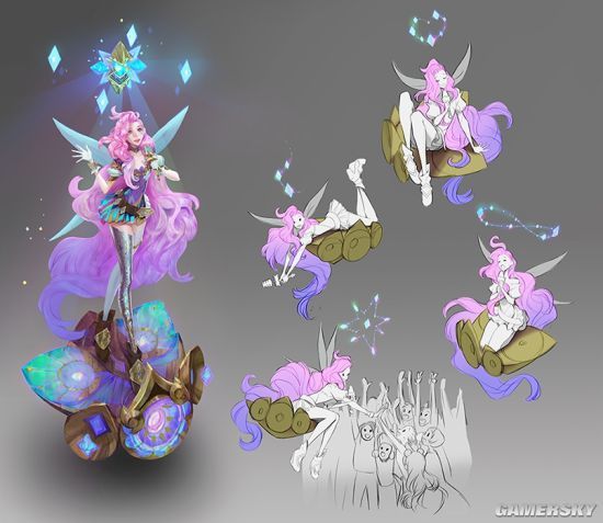 《英雄联盟》新英雄萨勒芬妮独有音乐系统演示 星籁歌姬闪耀全场