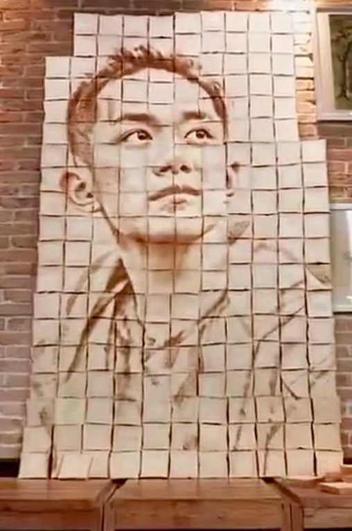 真爱粉！网友用800个魔方拼出易烊千玺照片为其庆生