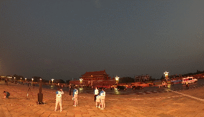 这就是今天早上的北京！