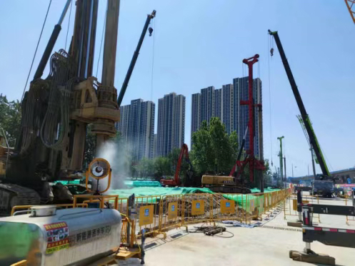 济南轨道交通7号线15座车站已进场施工，年内全部站点进场围挡