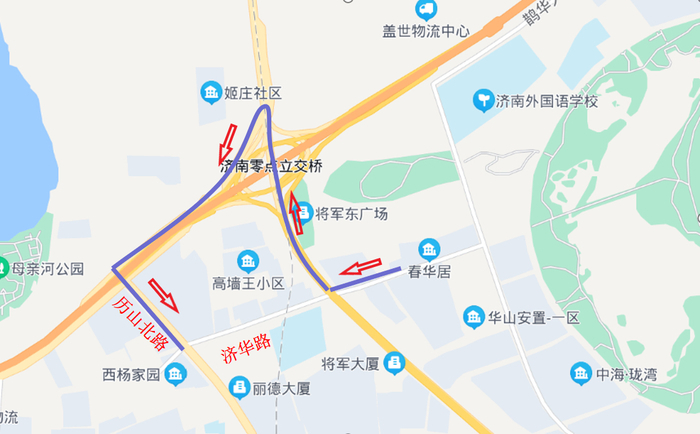 二环东高架桥北段部分拆除，23日晚这样绕行