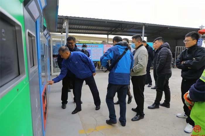 济南起步区迎接市城管局2023年第一季度生活垃圾分类联合检查