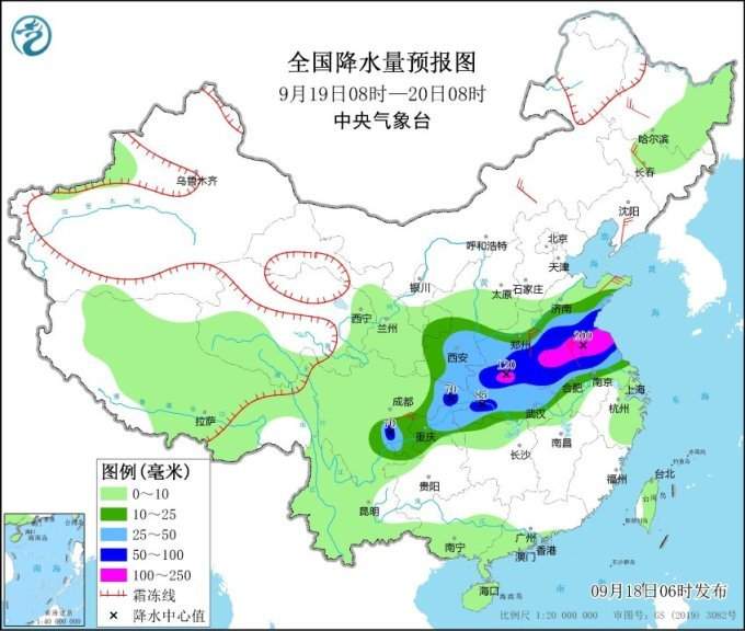 中央气象台：强对流暴雨双预警继续发布 川陕鄂豫苏皖将陆续出现强降雨
