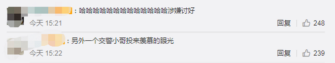 交警收到快递小哥送的儿童节礼物 硬汉铁骑秒变呆萌警官！