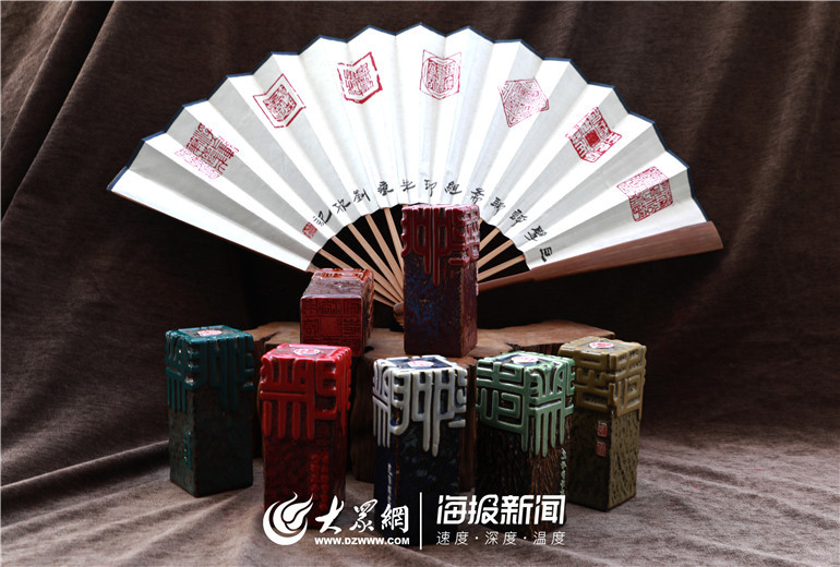 这就是山东丨德州陶瓷印章博采众长 一琢一磨彰显刻瓷魅力