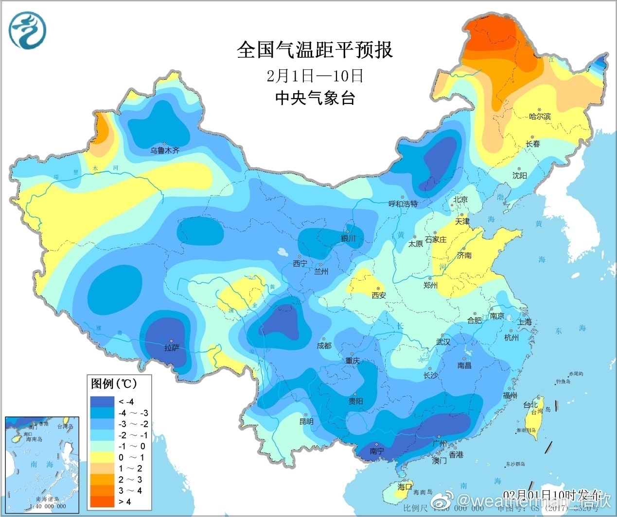 未来两天济南气温回升 初四局地有小雪降水概率30%