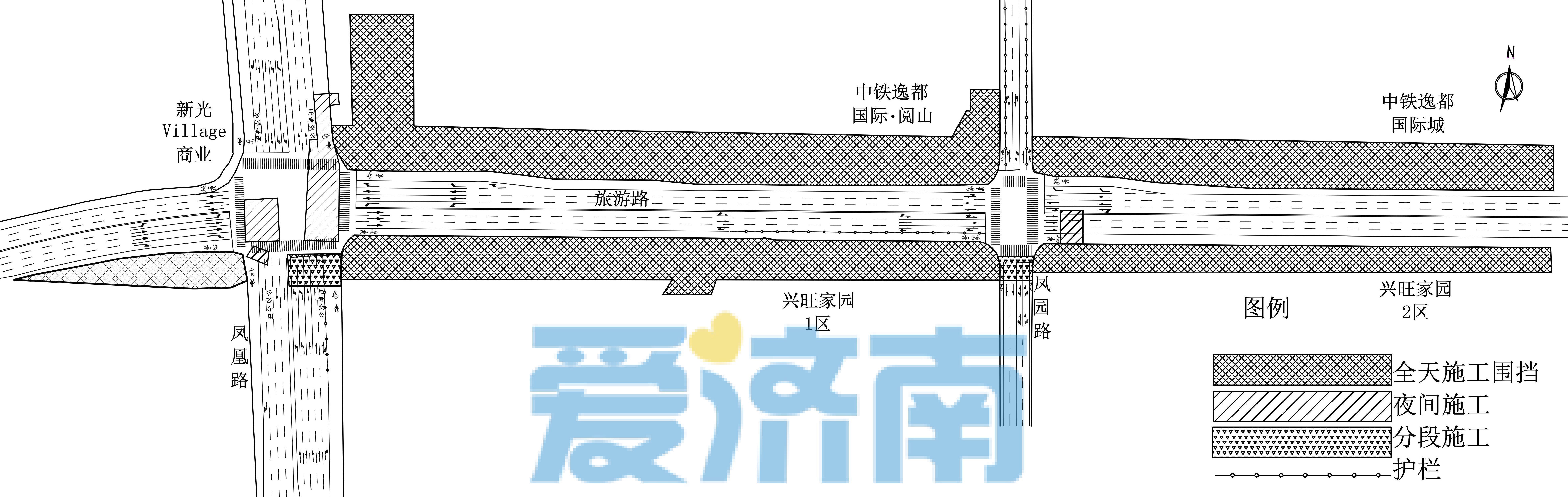 济南地铁7号线凤凰南路站即将围挡施工 怎么绕行看这里