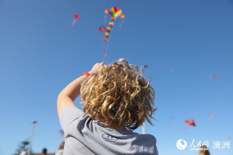 澳大利亚最大风筝节在悉尼举行 吸引数万人参加 