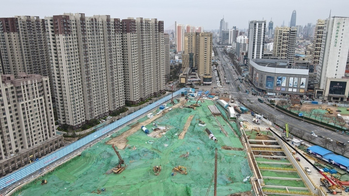 济南老商埠区首个大型TOD城市综合体开建