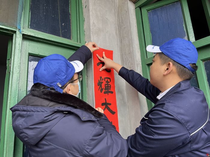 “蓝帽子”志愿暖寒冬之走进“希望小屋”