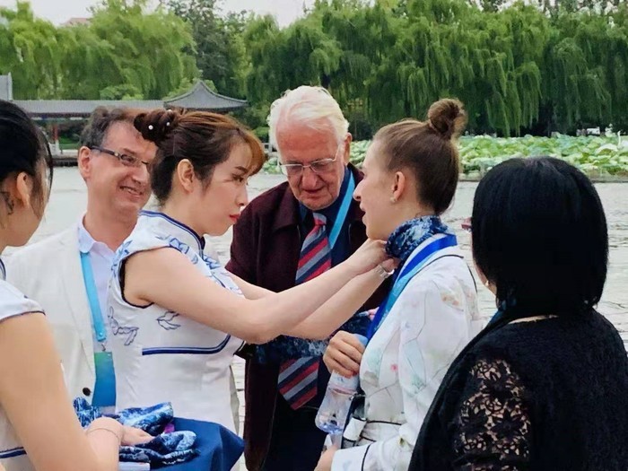 汉字记忆空间用创意“闪耀”国际泉水文化景观城市联盟会议