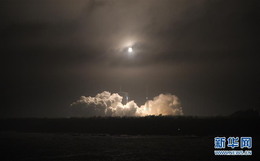 长征七号改遥二火箭成功发射试验九号卫星