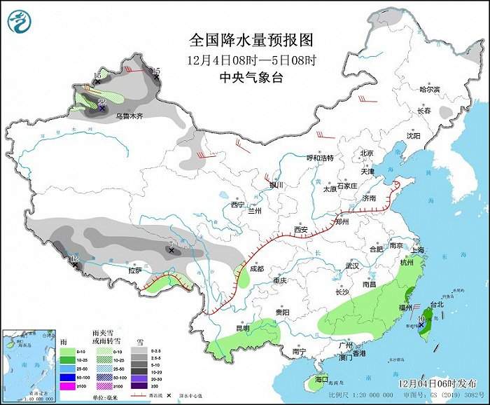中央气候台：新疆北部有风雪降温气候，较强冷空气将影响北方大部区域