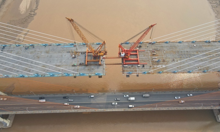 仅有“一步之遥”！G104京岚线济南黄河公路大桥本月合龙