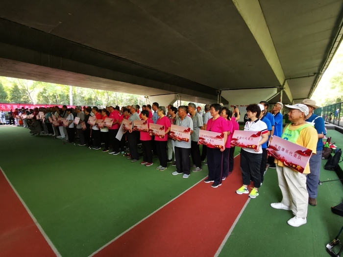 2019年济南市第九届全民健身运动会 百队门球赛开赛