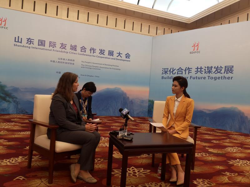 在齐鲁大地寻求合作共赢机遇！国际友城大会媒体访谈会举行