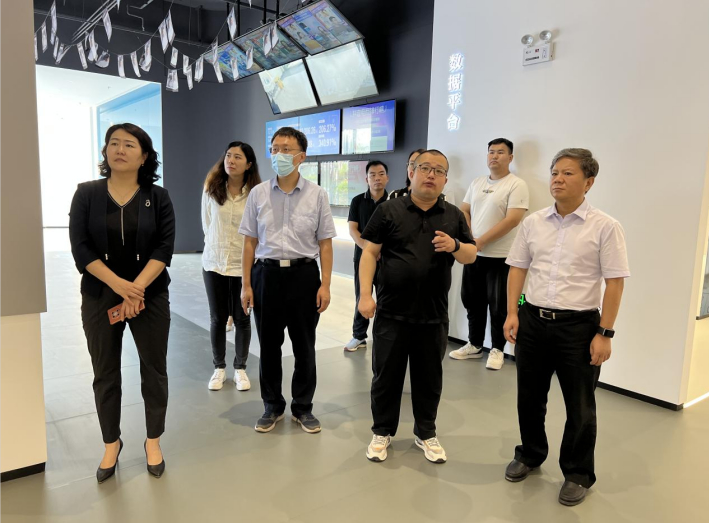 省商务厅电子商务处朱希昕处长一行来济南市调研