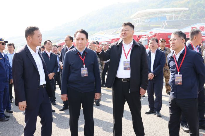 山东省2023年森林火灾综合应急演练在济南举行