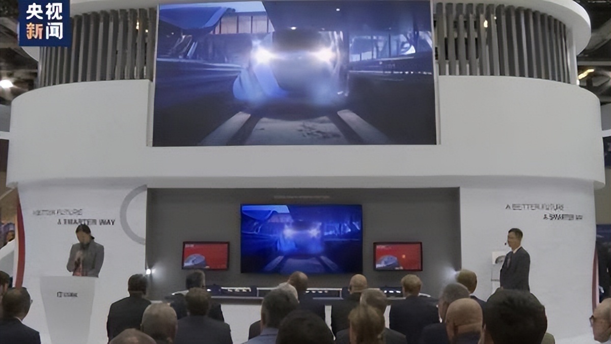 中国时速600公里高速磁浮交通系统首次亮相欧洲