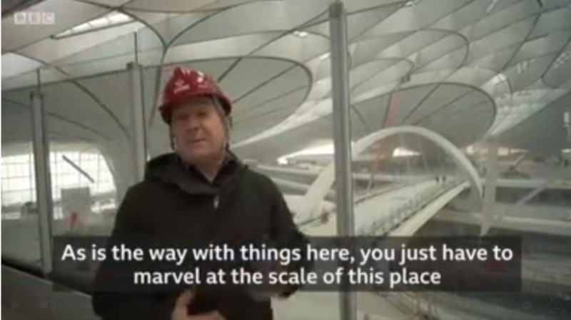 这段延时视频再度展现惊人“中国速度”  外媒：大兴机场建设难以置信得快