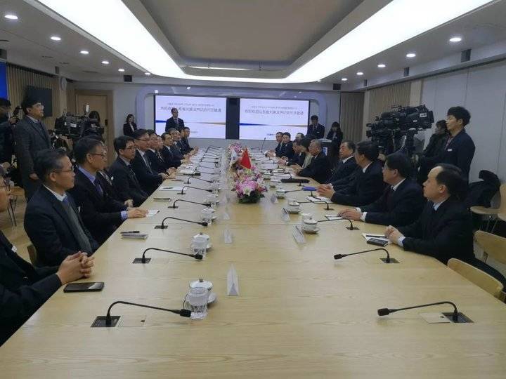 山东省代表团访韩之行，今天去了这些地方