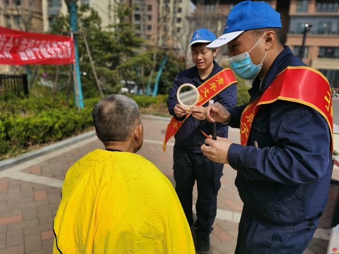 “Tony”旋风来袭 ！山东济华 “蓝帽子”志愿服务社区安全笑开颜