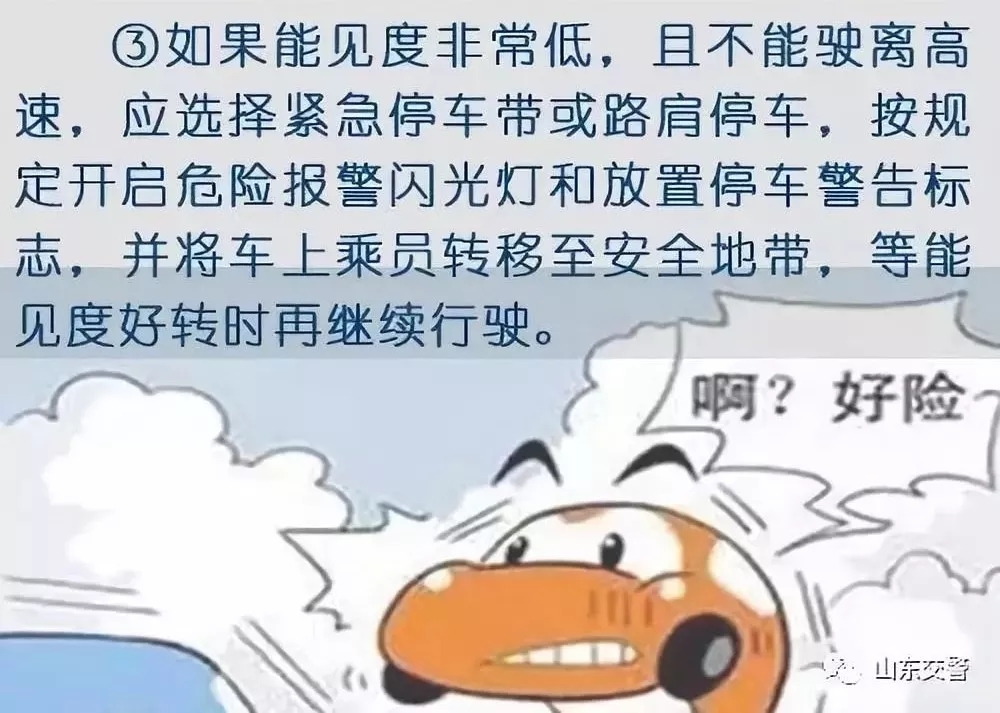 “大雪”迎大雾 山东局地出现能见度不足200米的强浓雾