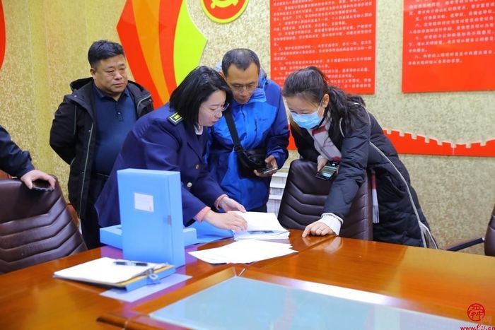 济南起步区迎接市城管局2023年第一季度生活垃圾分类联合检查