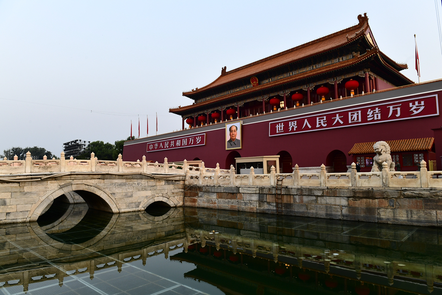 这就是今天早上的北京！