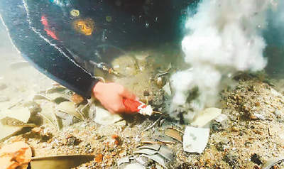 南海西北陆坡一号、二号沉船水下考古有了新进展