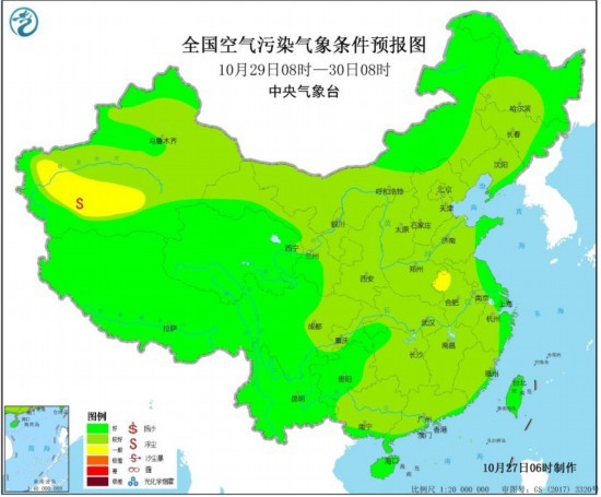 新疆、甘肃、内蒙古等地部分地区今明两天有沙尘天气