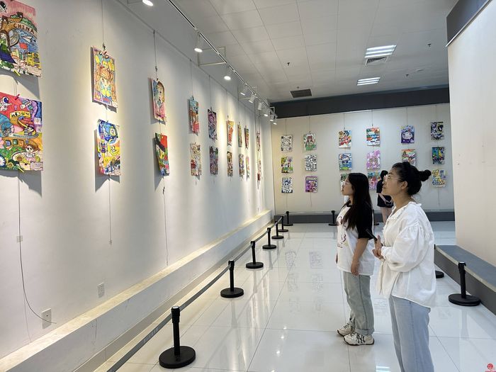 “2023年国家安全网络宣传周——网络安全进校园”主题画展正式启动