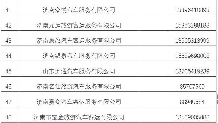 济南向复工企业推出一站式定制包车服务