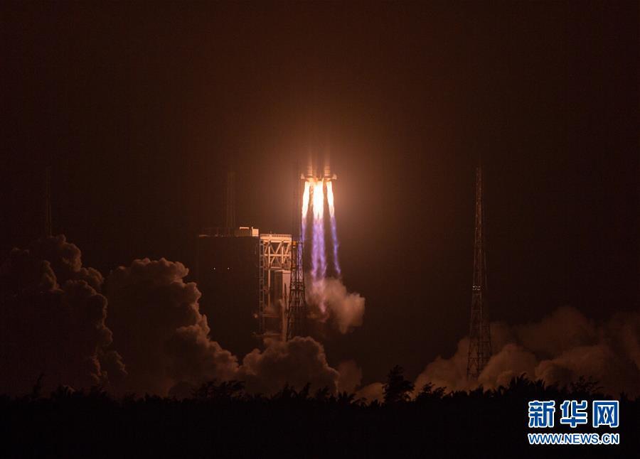 长征七号改遥二火箭成功发射试验九号卫星