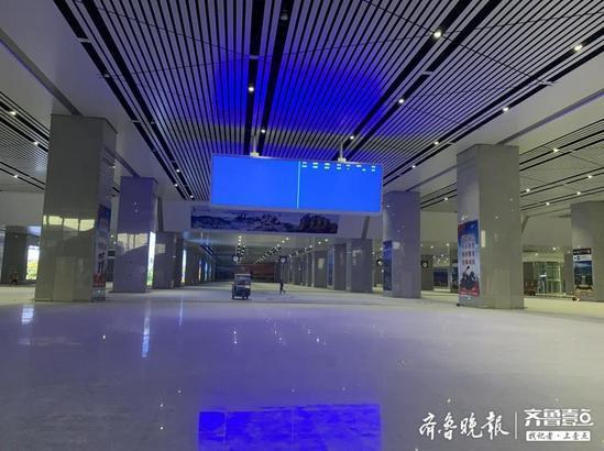 临沂北站站房内部长啥样？现代简约风，部分设施可投运